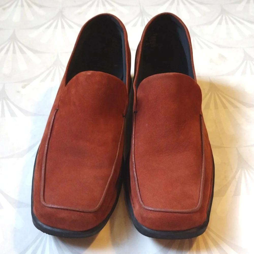 Rockport sienna Brown suede loafers